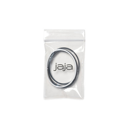 RUBBER BRACELET BLACK / WHITE