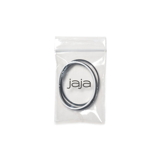 RUBBER BRACELET BLACK / WHITE