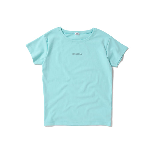 JAJA JEANS TEE TURQUOISE