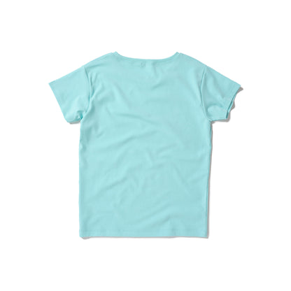 JAJA JEANS TEE TURQUOISE