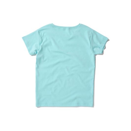JAJA JEANS TEE TURQUOISE